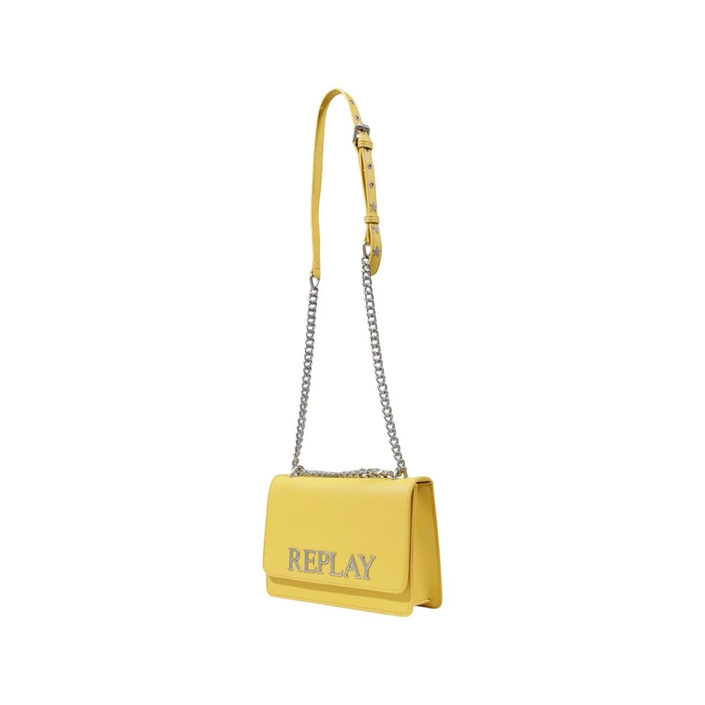 Replay Polyester Handtas Yellow Dames