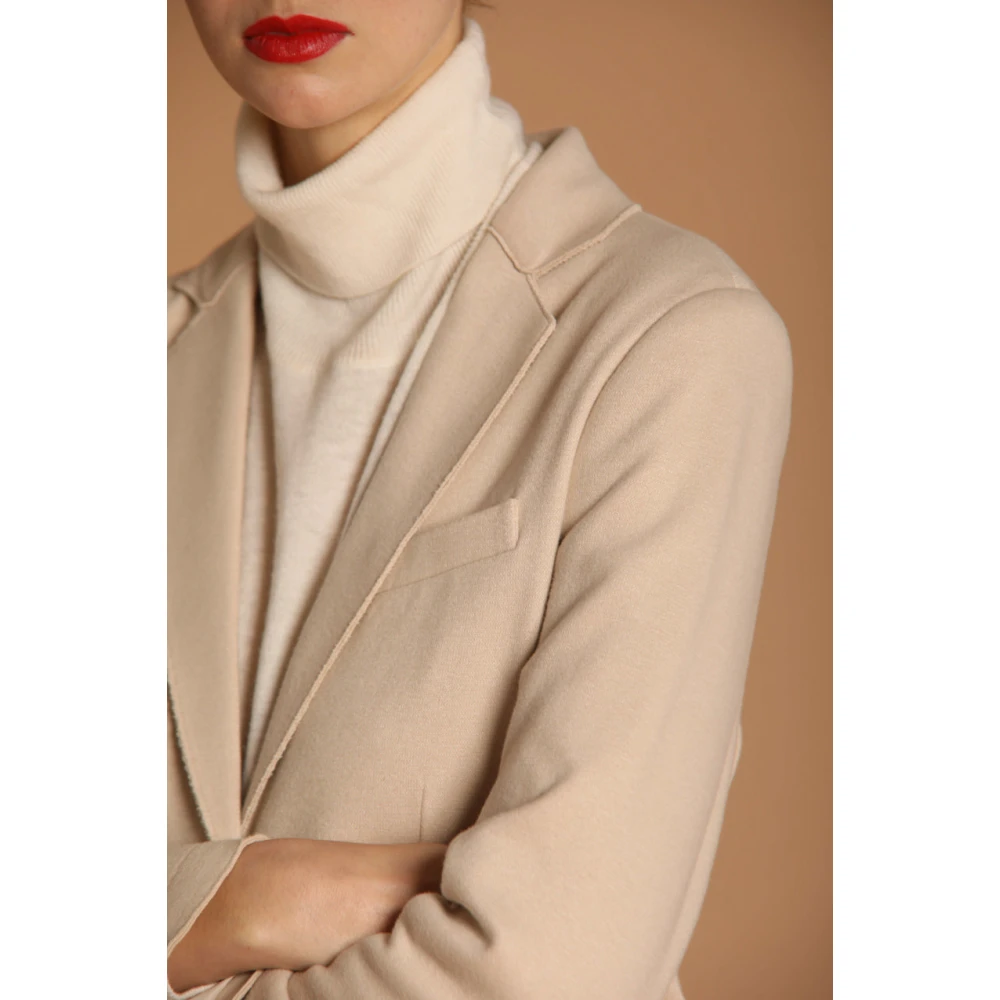 Mason's Elegant Jersey Blazer Beige Dames