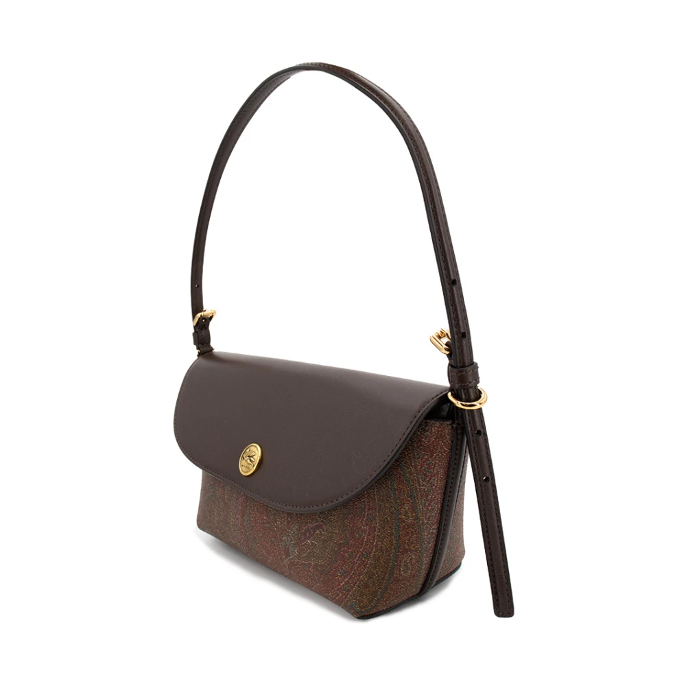 ETRO Paisley Jacquard Kleine Boot Tas Brown Dames
