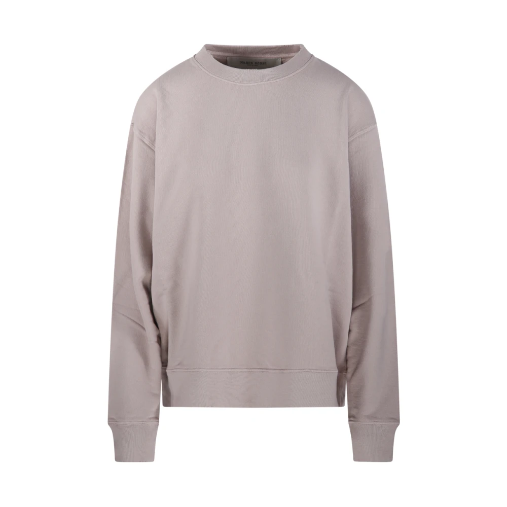 Golden Goose Women's Gray Boxi Sweatshirt Logo Patch - Sweatshirts - M - Sweatshirts & Hoodies
