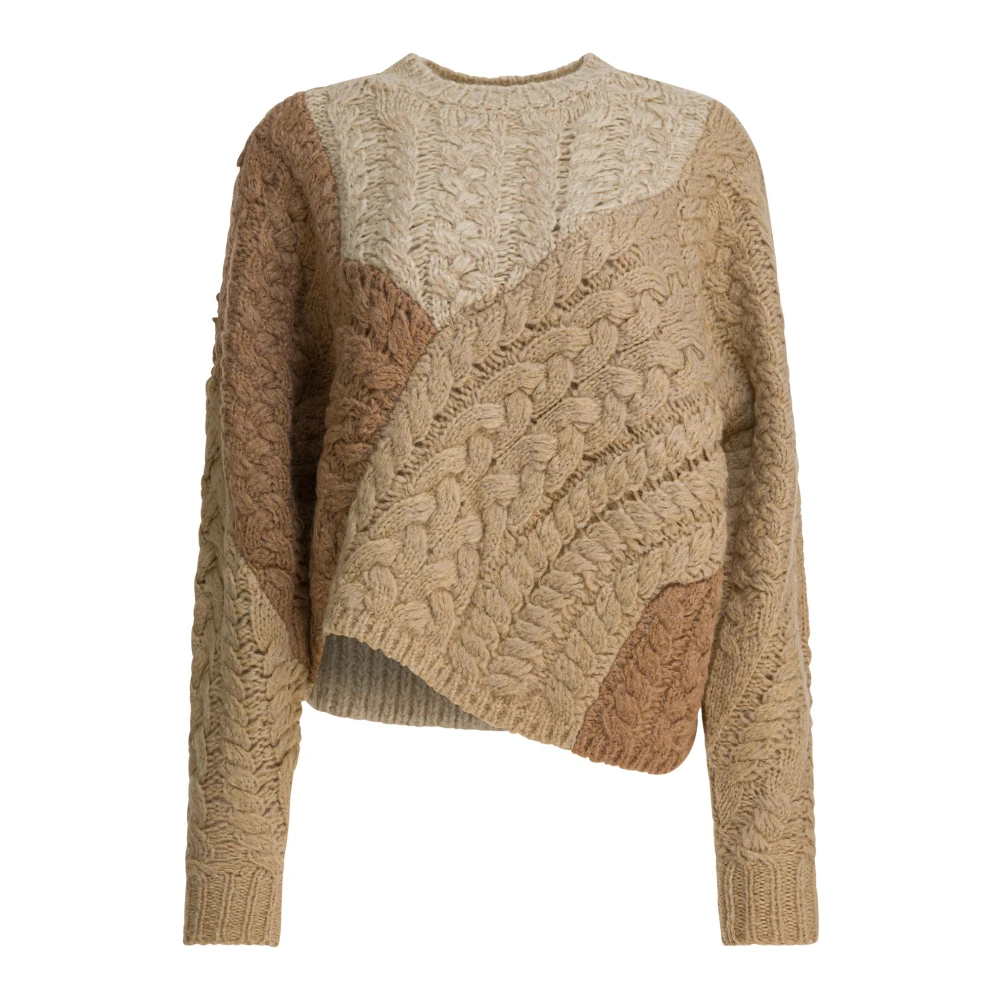 Marant Étoile Beige Stickad Tröja Aw25