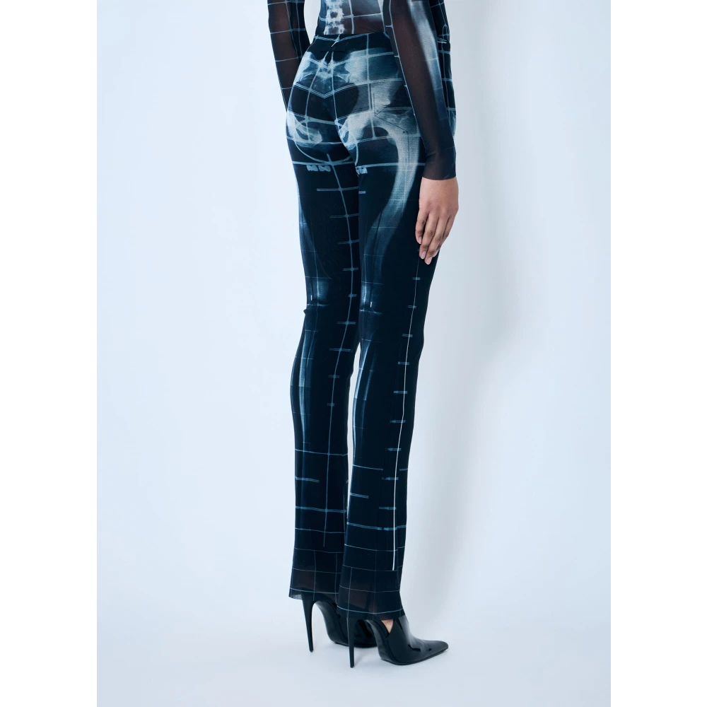 Jean Paul Gaultier Squeletor Mesh Broek Black Dames