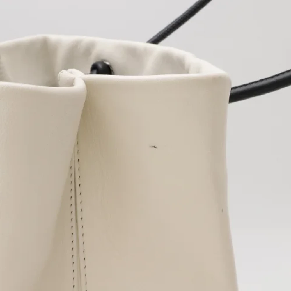 Chanel Vintage Pre-owned Leather totes White Dames