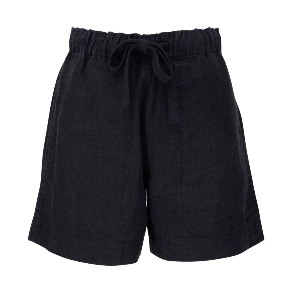 Vince Blauwe Hennep Casual Aantrekshorts Blue Dames