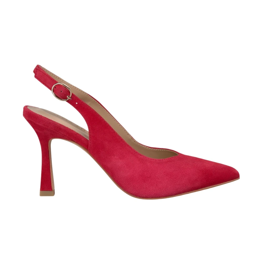Alma En Pena Women's Red Stiletto Heeled Pumps