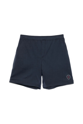 short-bleu-oxford-a-taille-elastique