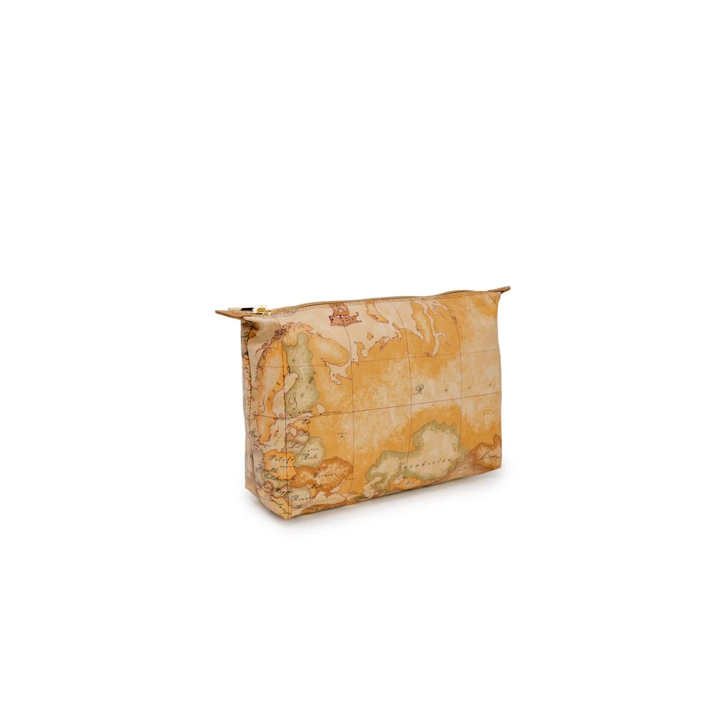 Alviero Martini 1a Classe Beige Polyester-Leren Dames Clutch Accessoire Beige Dames