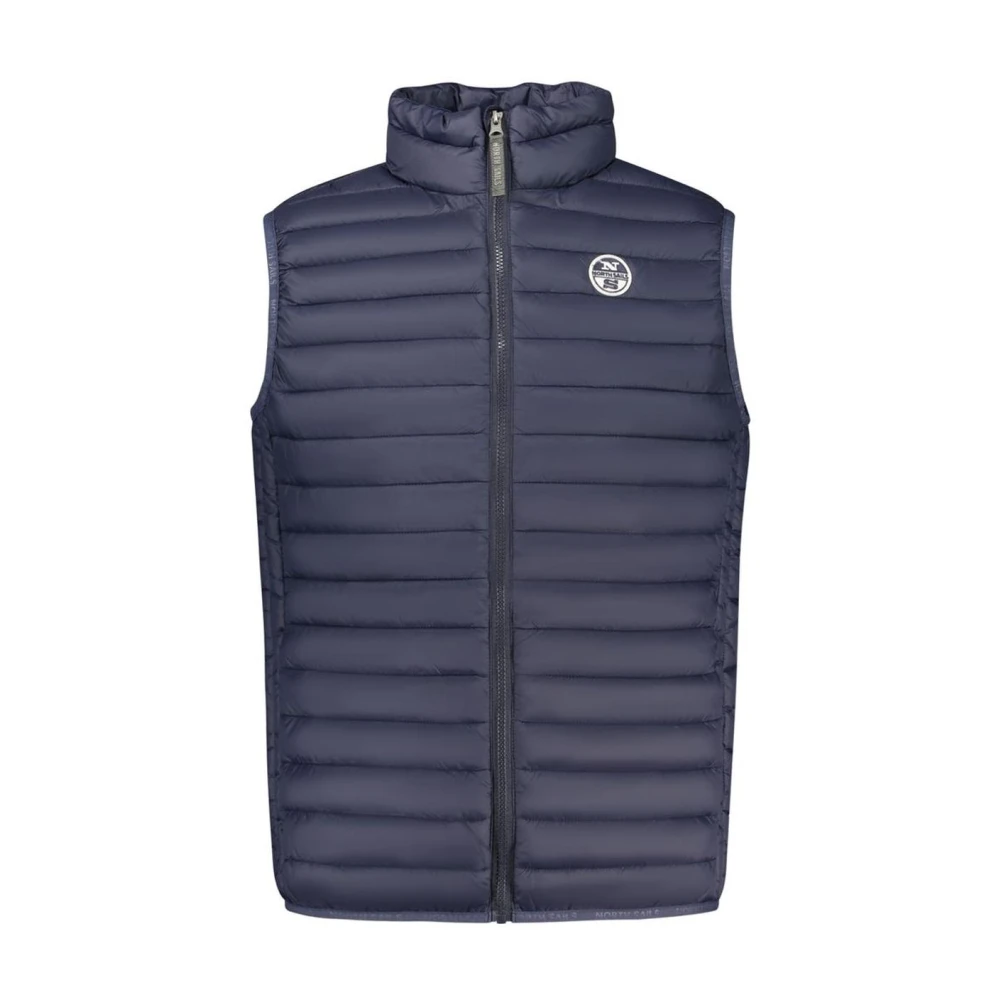 North Sails Men's Blue Waistcoats, M, Polyamide Jacket With Casual Design