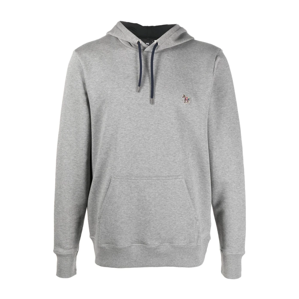 Paul Smith Grijze Sweater met Capuchon en Logo Gray Heren