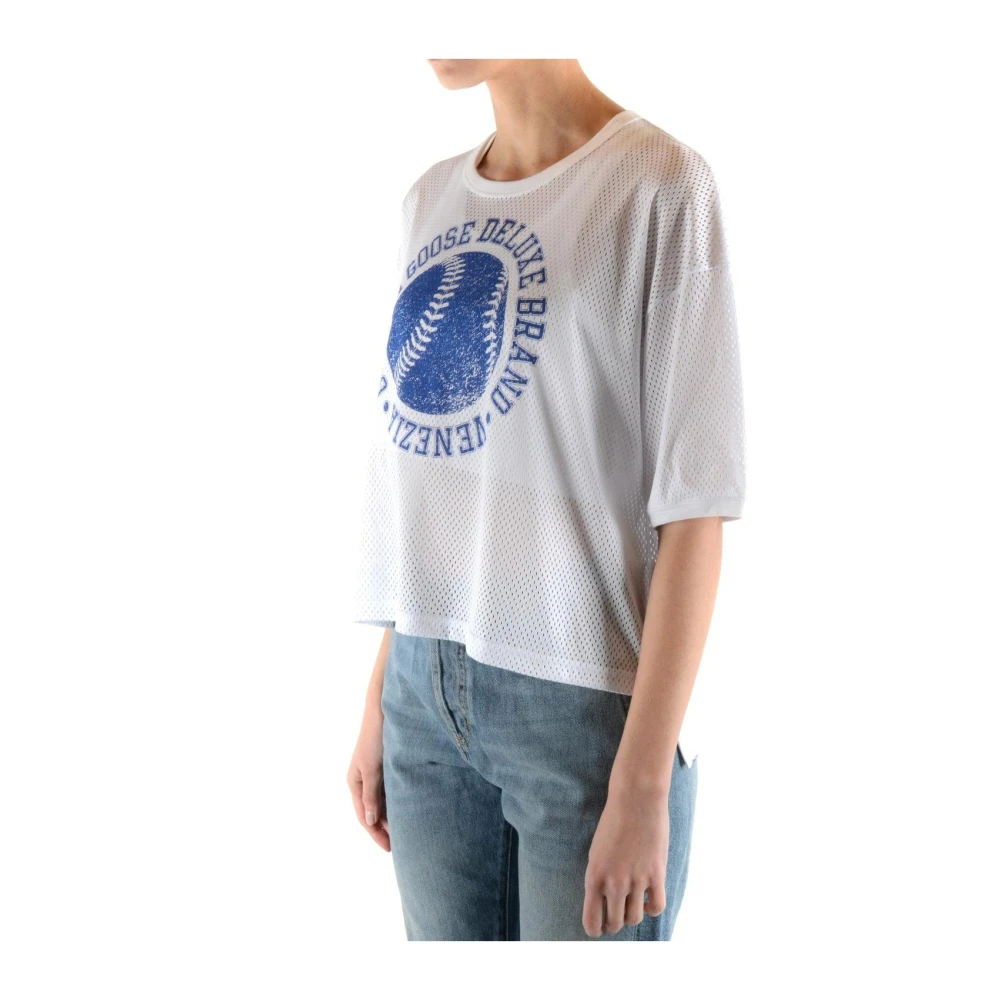 Golden Goose Stijlvol Wit T-shirt White Dames