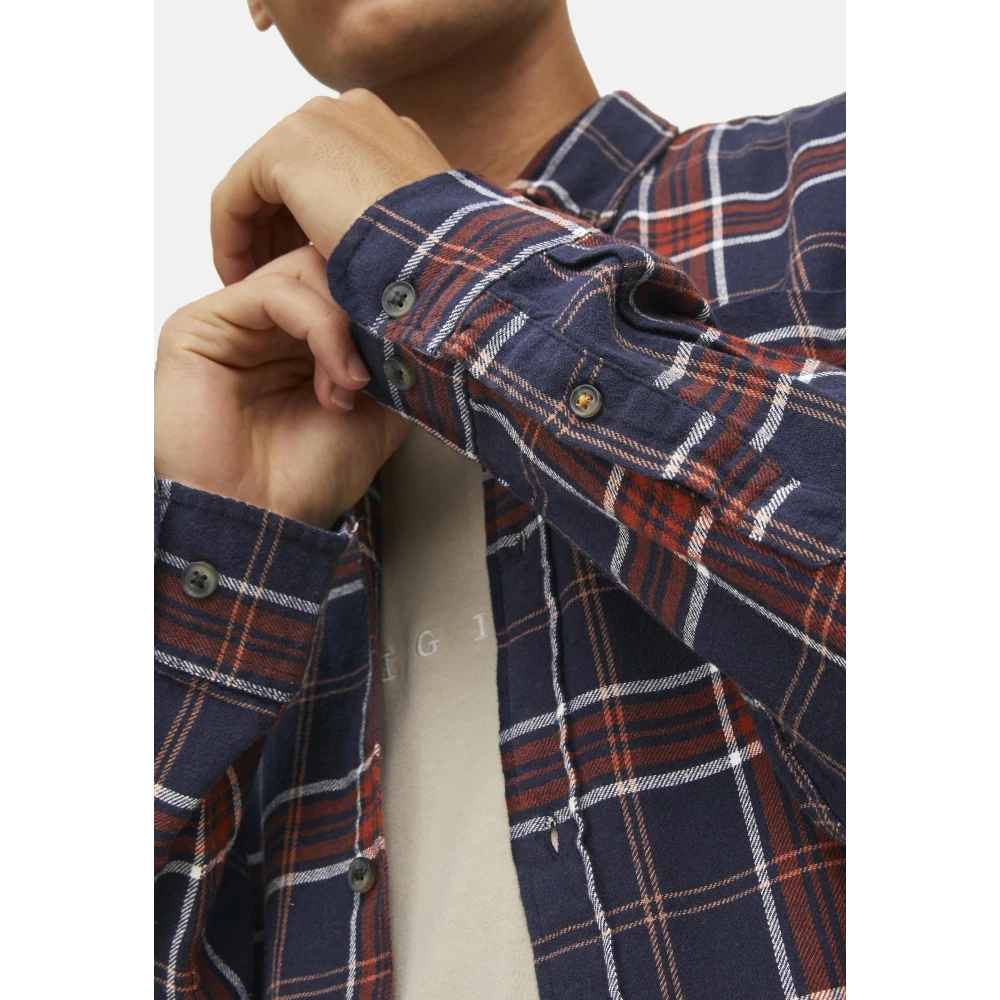 jack & jones Slim Fit Button-Down Overhemd Multicolor Heren