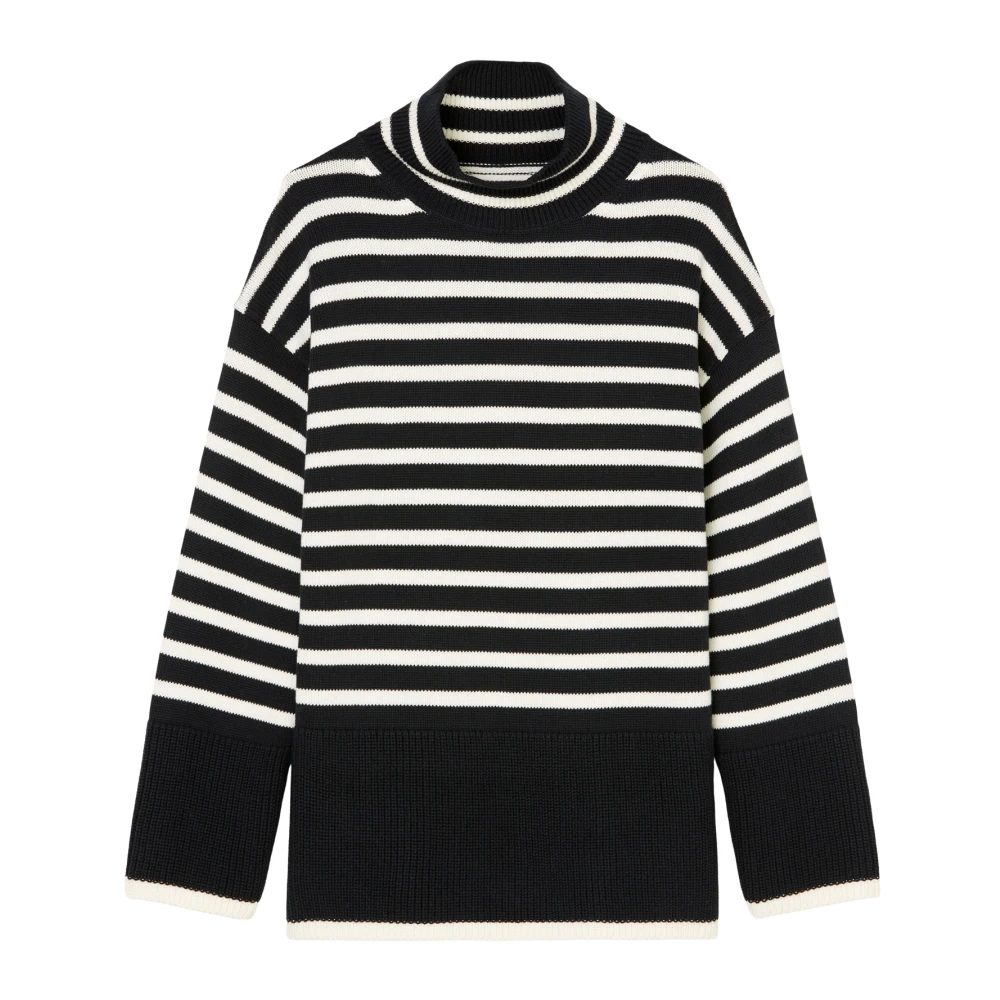 Marc O'Polo Oversized gebreide trui Blue Dames