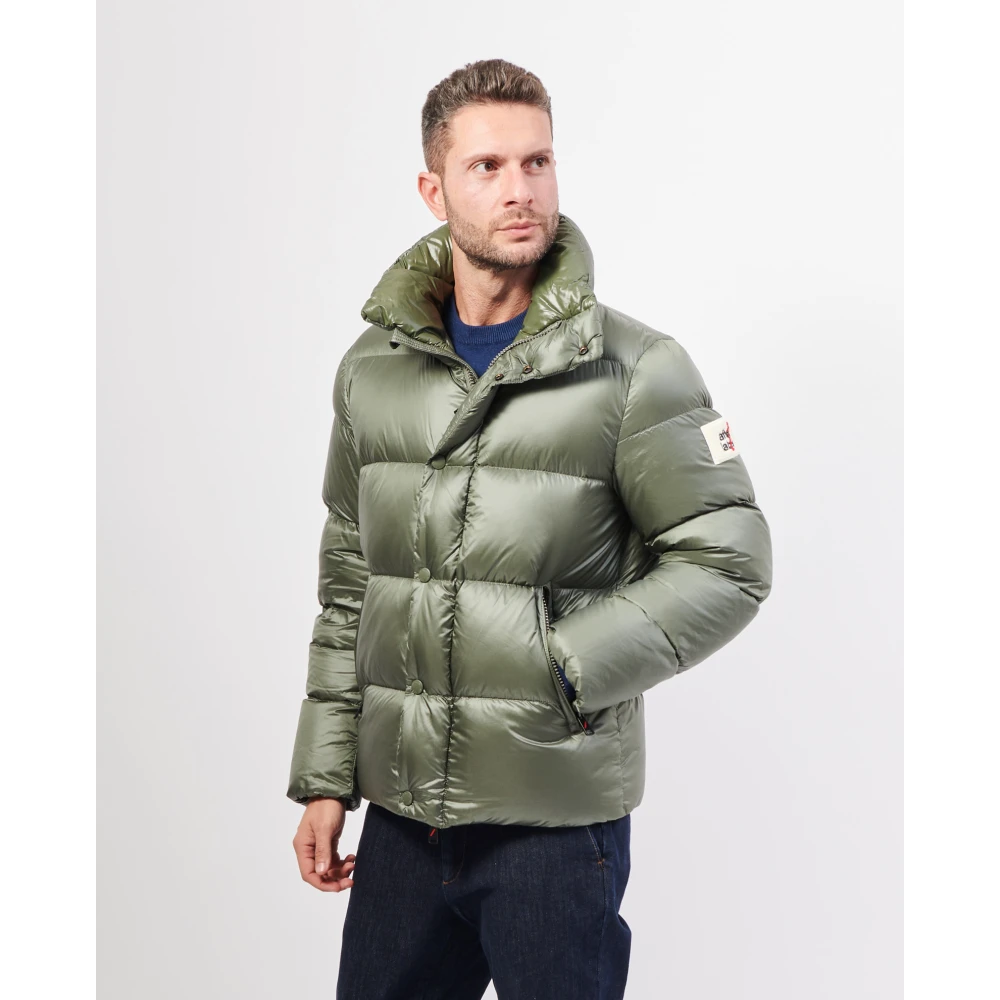Afterlabel Militair Groene Donsjas Chamonix Stijl Green Heren