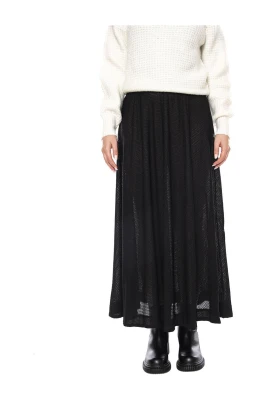 Pleated Maxi Skirt