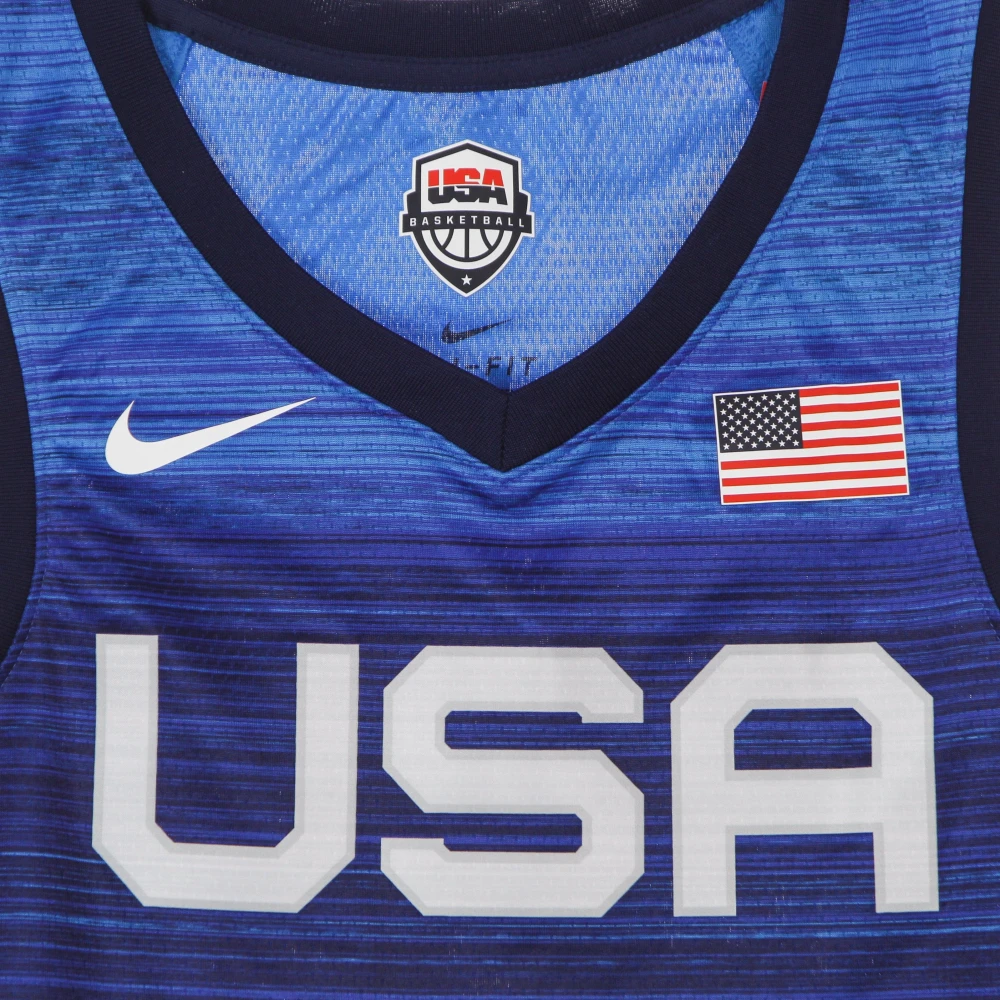 Nike USA Basketball Tanktop Blue Heren