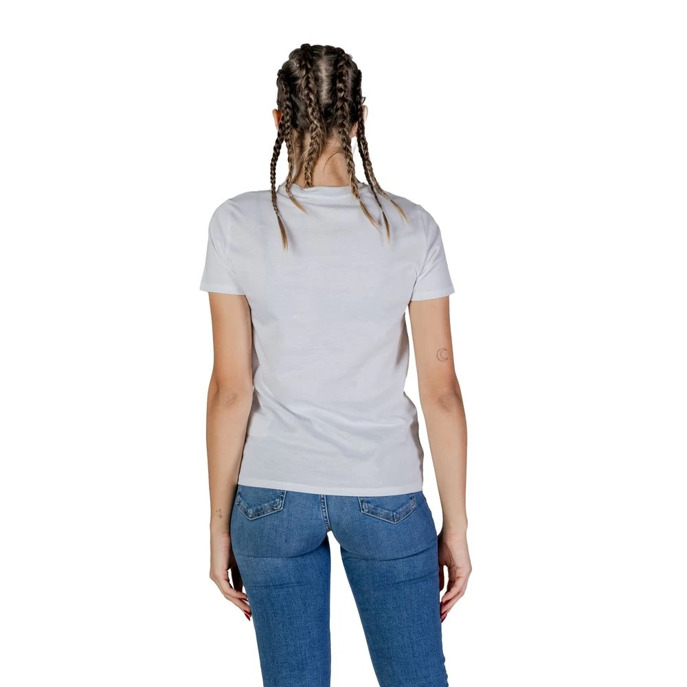 Guess Witte Katoenen Tops & T-Shirt White Dames