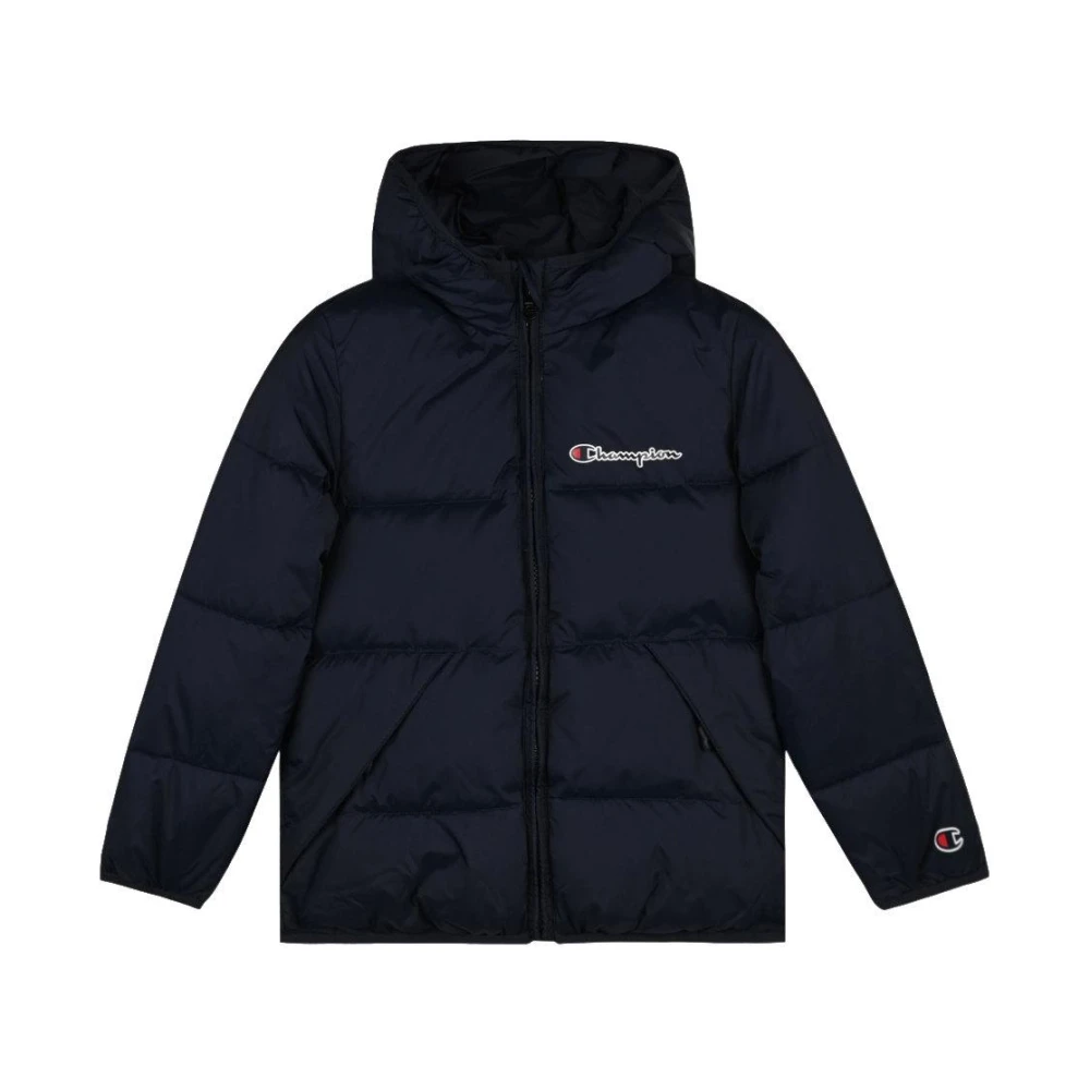 Champion Black Winter Jackets, Male, 10 Y, Down Jackets