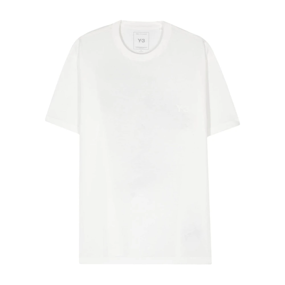 Y-3 Grafische Lilac Roller T-shirt White Heren