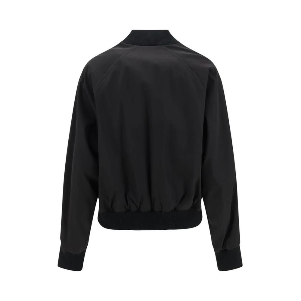 Ami Paris Sporty Bomberjack met Dubbele Rits Black Dames
