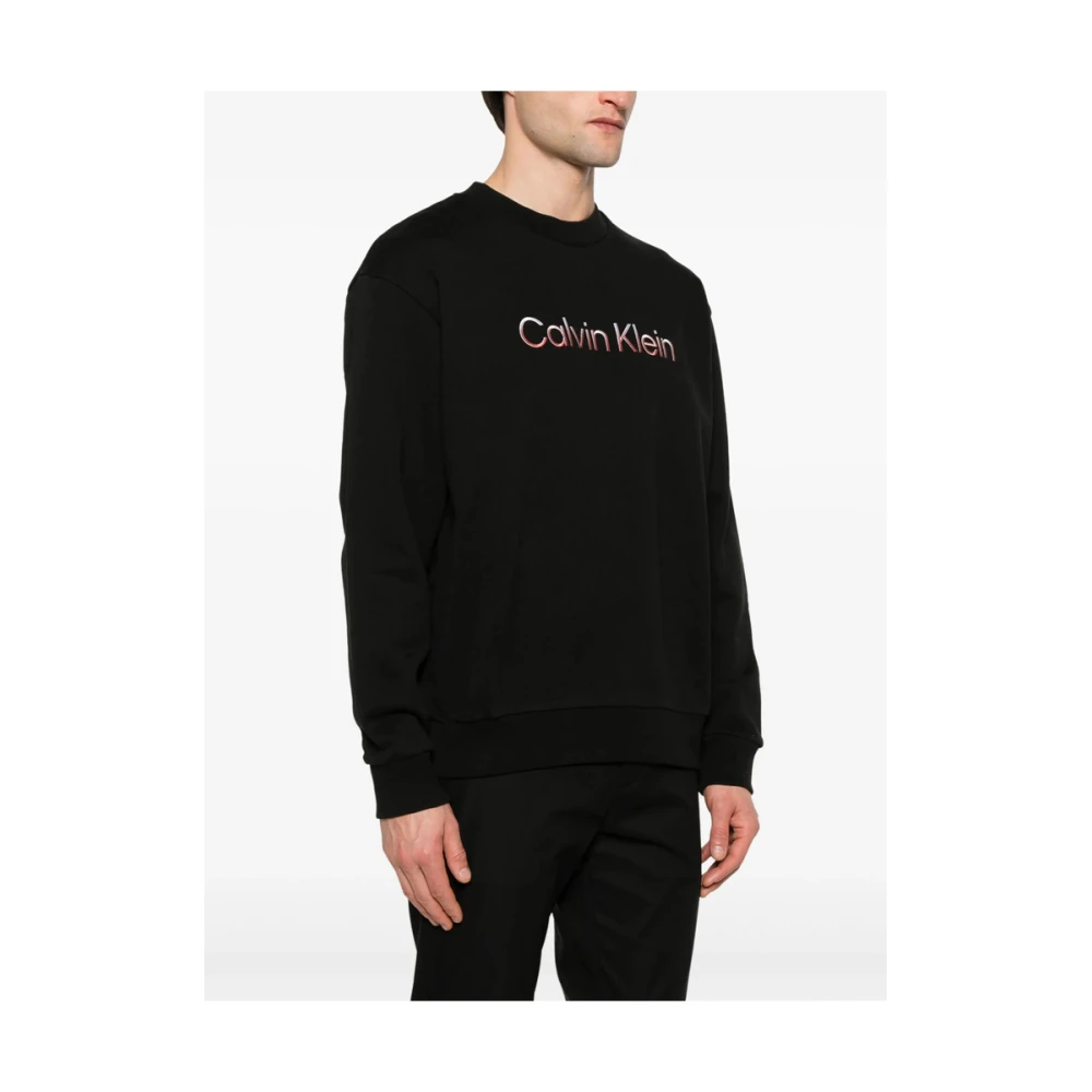 Calvin Klein Zwarte Sweater K10K114265 Black Heren