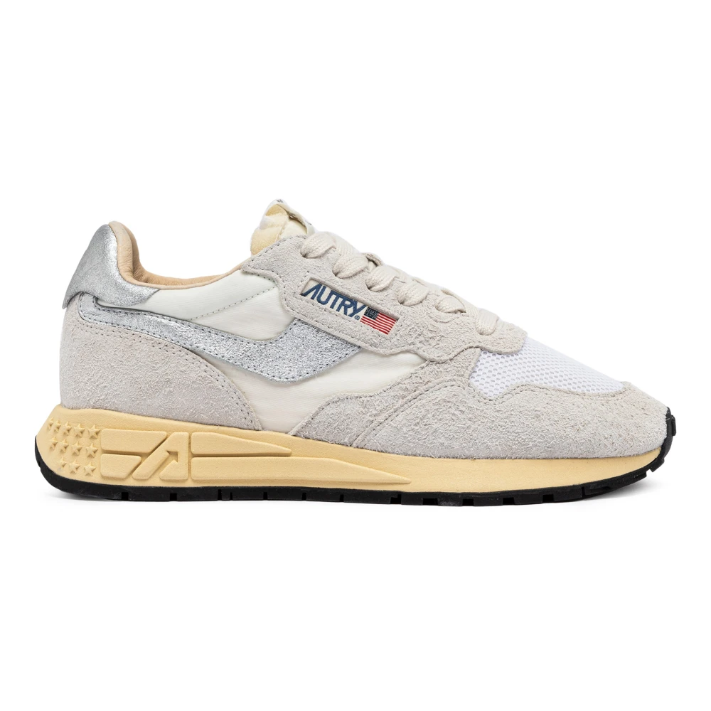 Autry Women's White Sneakers, 5 Uk, Reelwind Low Trainers