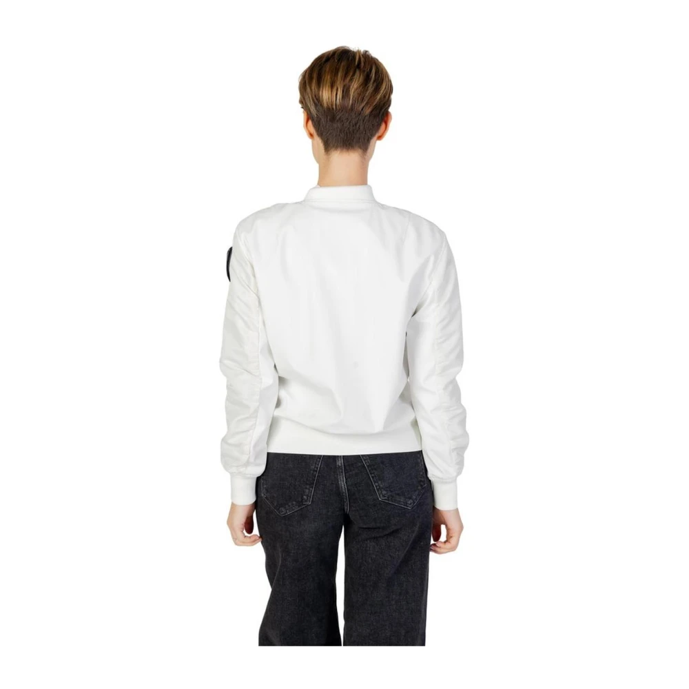 Blauer Witte Polyamide Jas & Jas White Dames