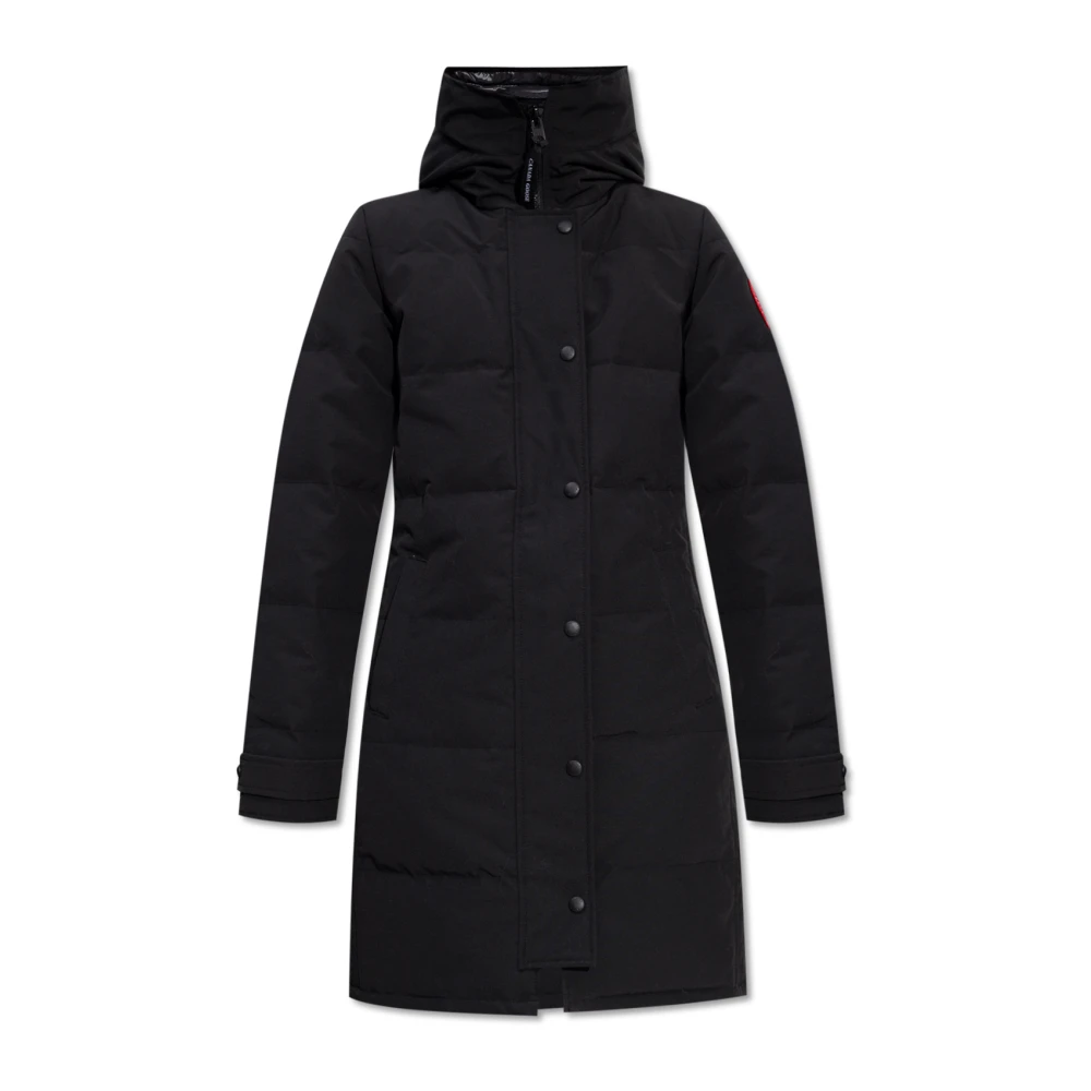Canada Goose Women's Black Shelburne Cotton-Blend Down Parka UK Size 16 - Mytheresa - Image 2