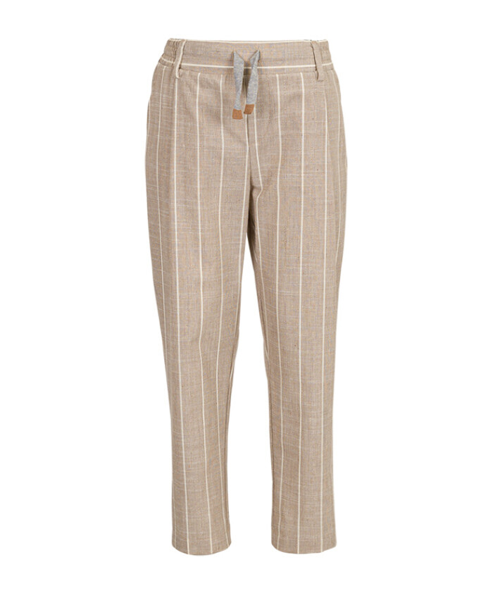 pantalon-en-laine-coton-lin-marron
