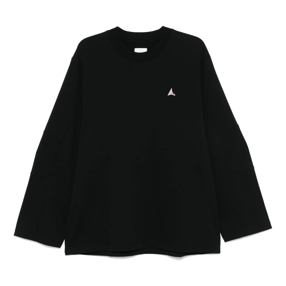 ROA Logo Longsleeve Shirt Black Heren