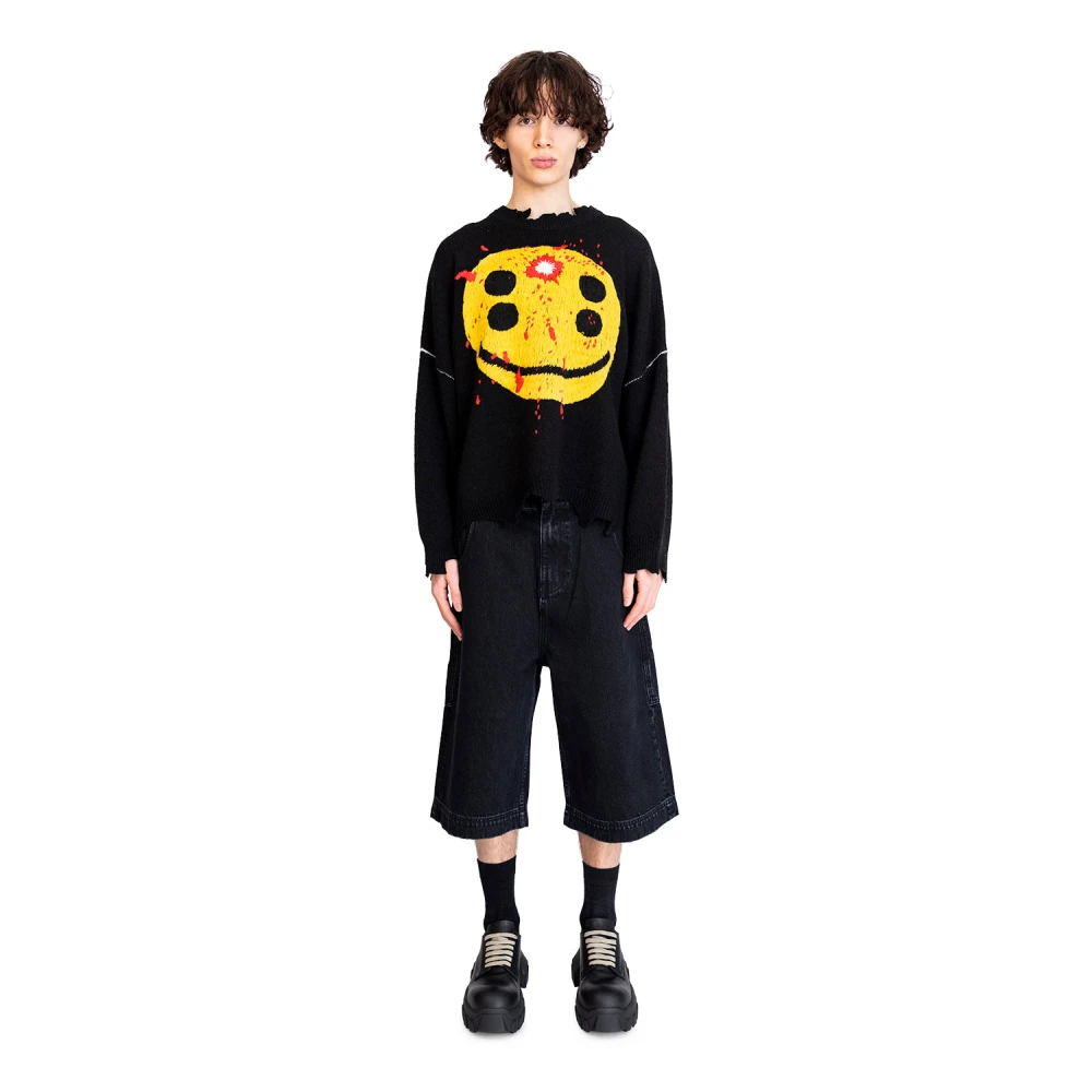Entire Studios Magnetite Denim Shorts Black Heren