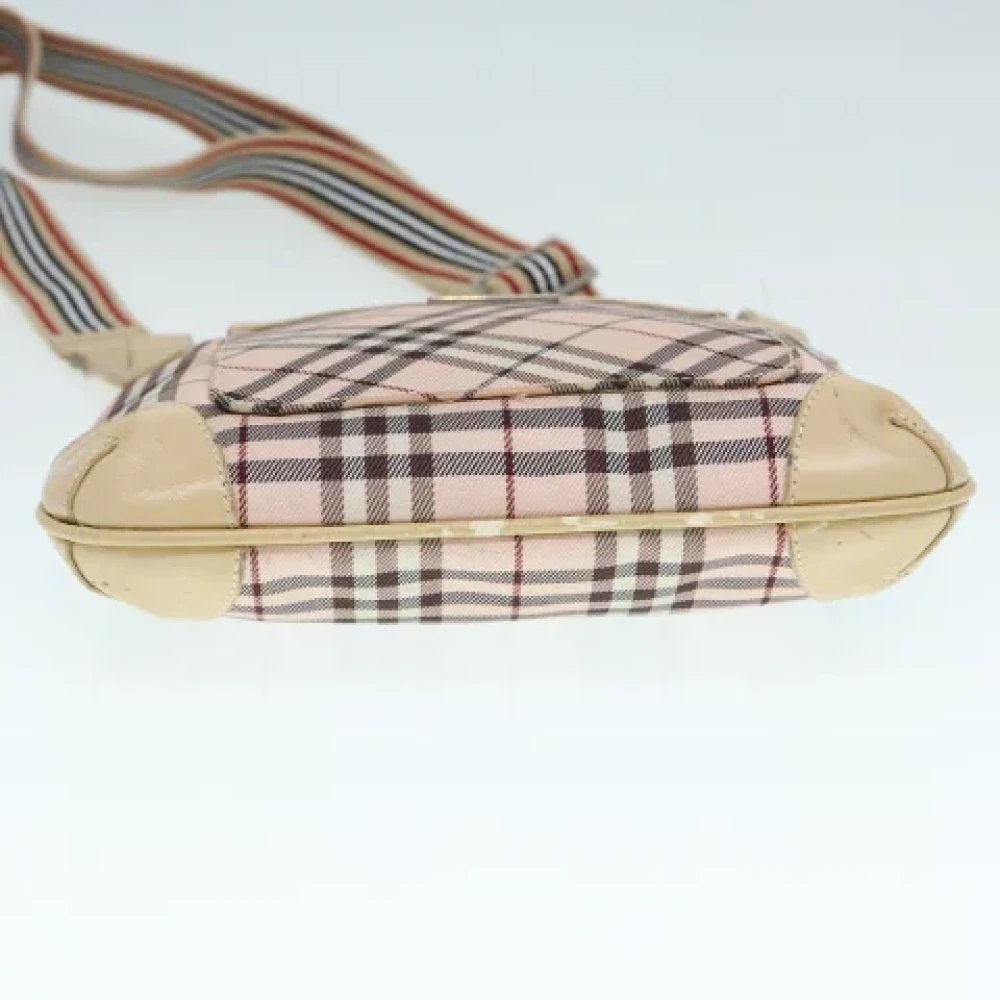 Burberry Vintage Pre-owned Fabric shoulder-bags Beige Dames