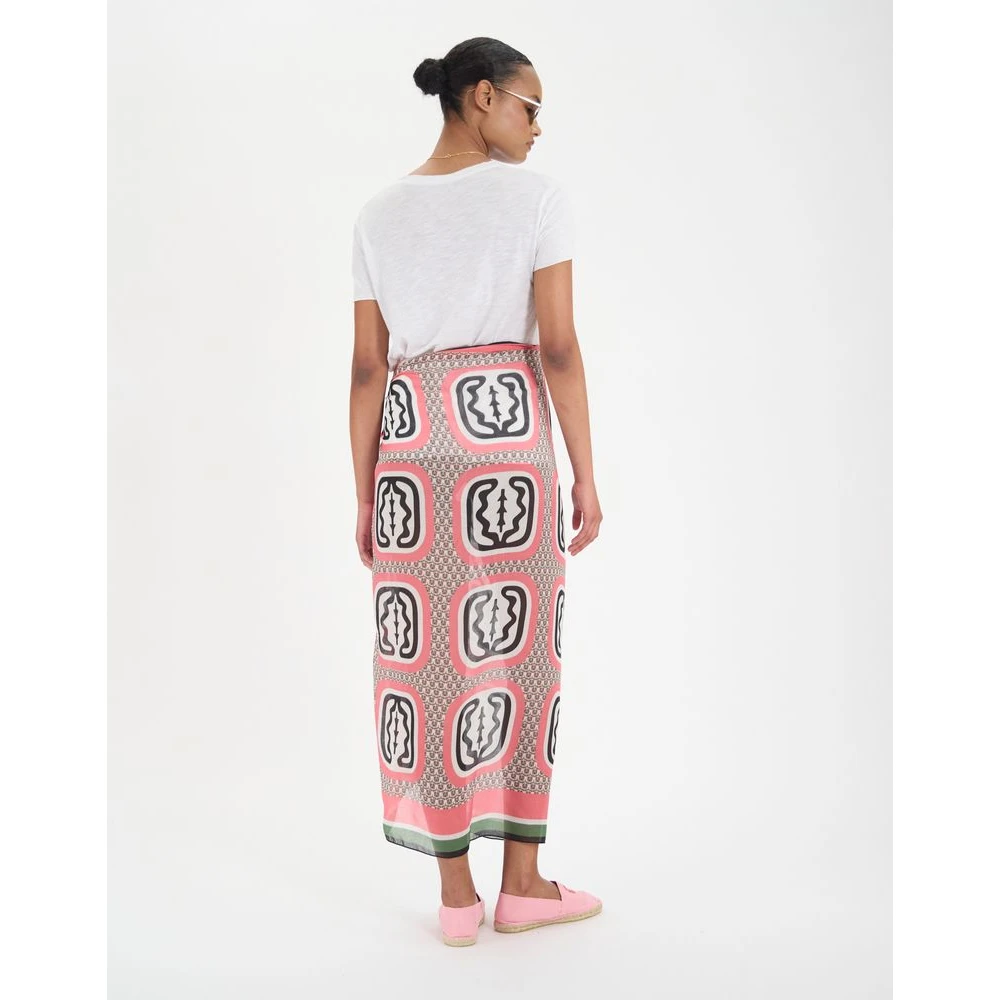 Ines De La Fressange Paris Pareo Flore met eikenbloesem patroon Multicolor Dames
