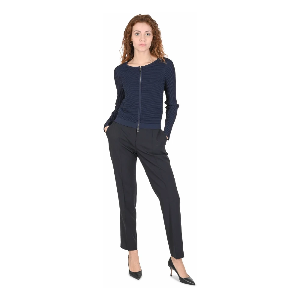 Hugo Boss Dames Trui Open Blauw Blue Dames