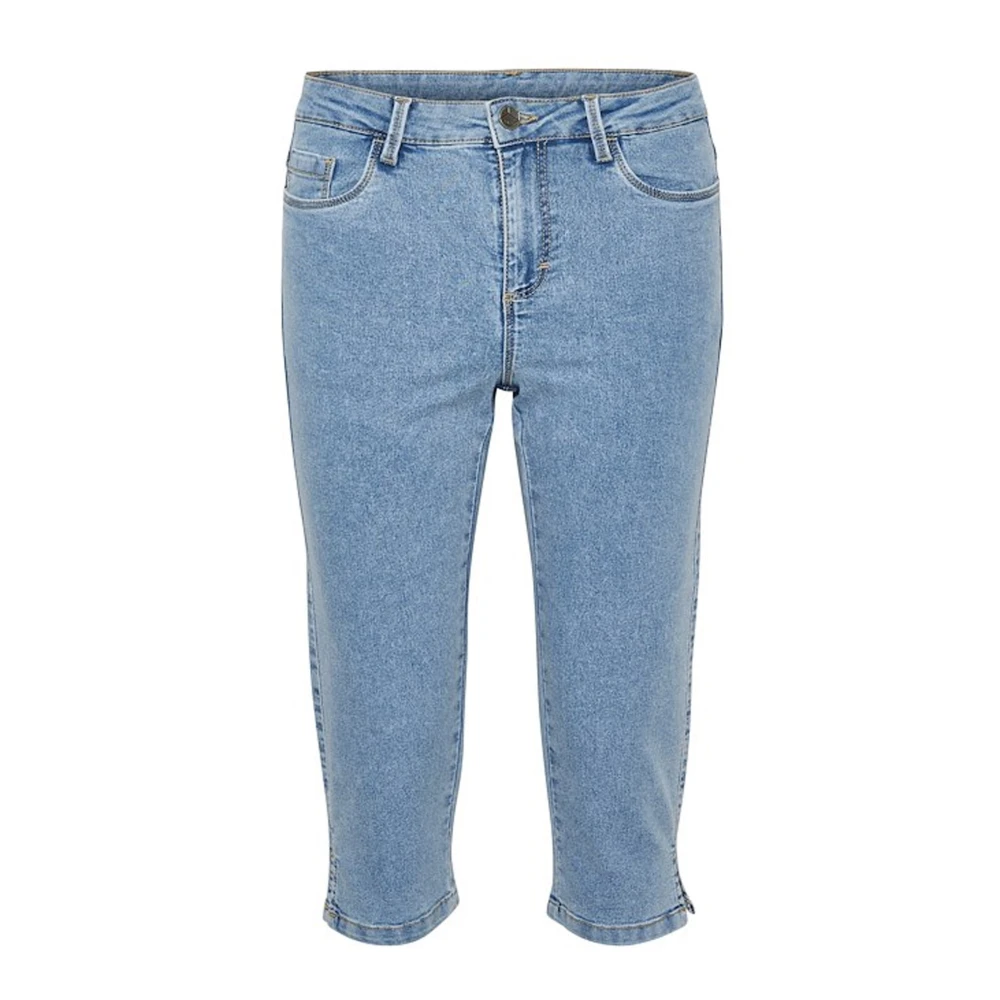 Jeans > Cropped Jeans - - Kaffe - Modalova