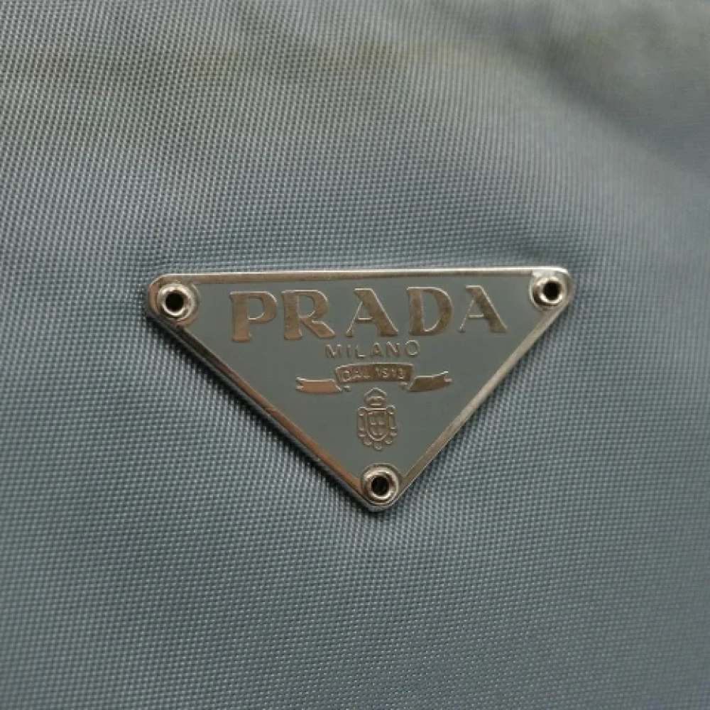 Prada Vintage Pre-owned Fabric prada-bags Blue Dames