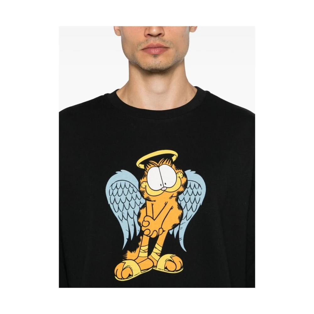 Iceberg Zwarte Garfield Print Sweatshirt Black Heren