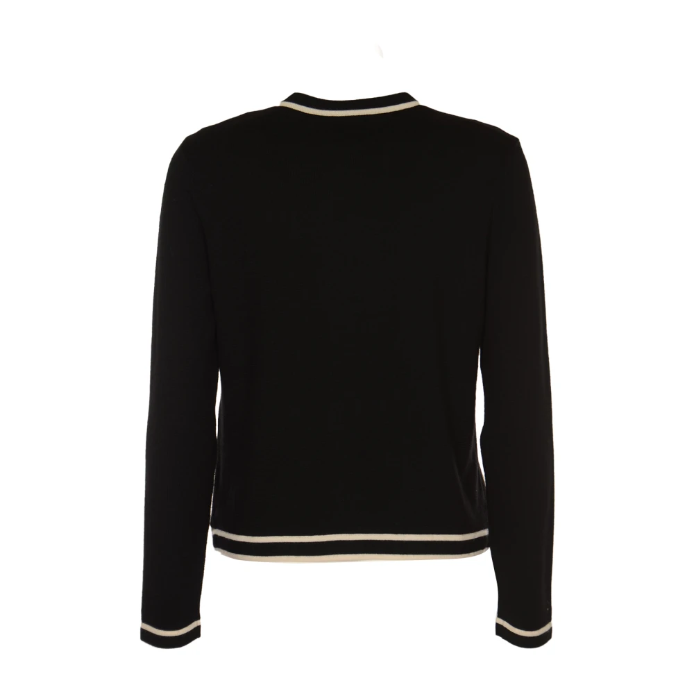 TORY BURCH Kendra Cardigan Sweaters Black Dames