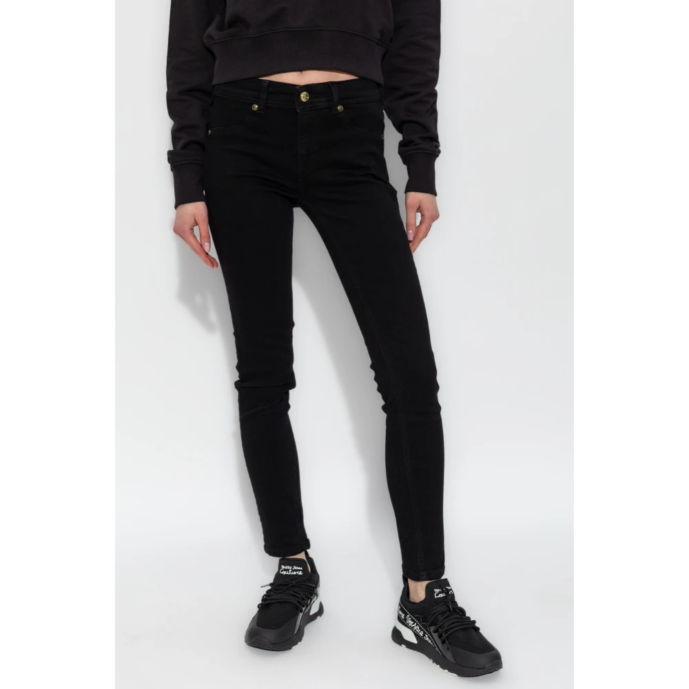 Versace Jeans Couture smalle jeans Black Dames