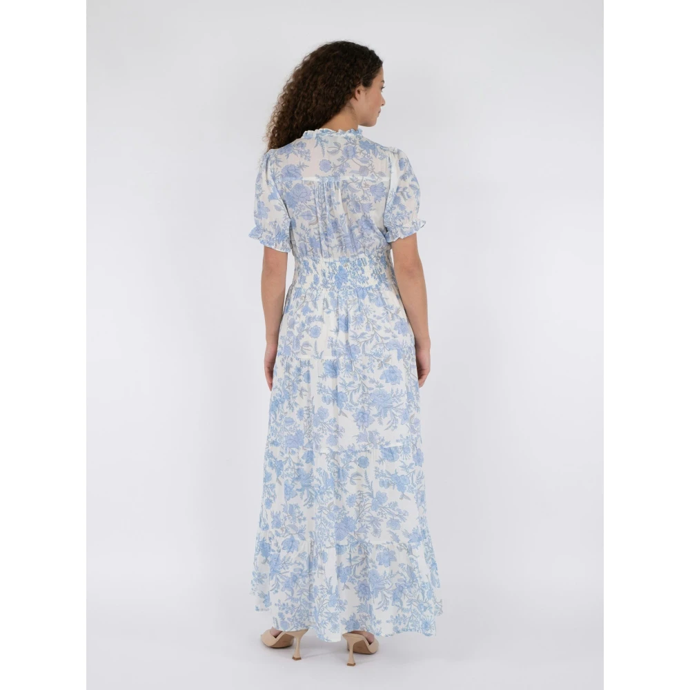 NEO NOIR Rose Field Jurk Lichtblauw Multicolor Dames