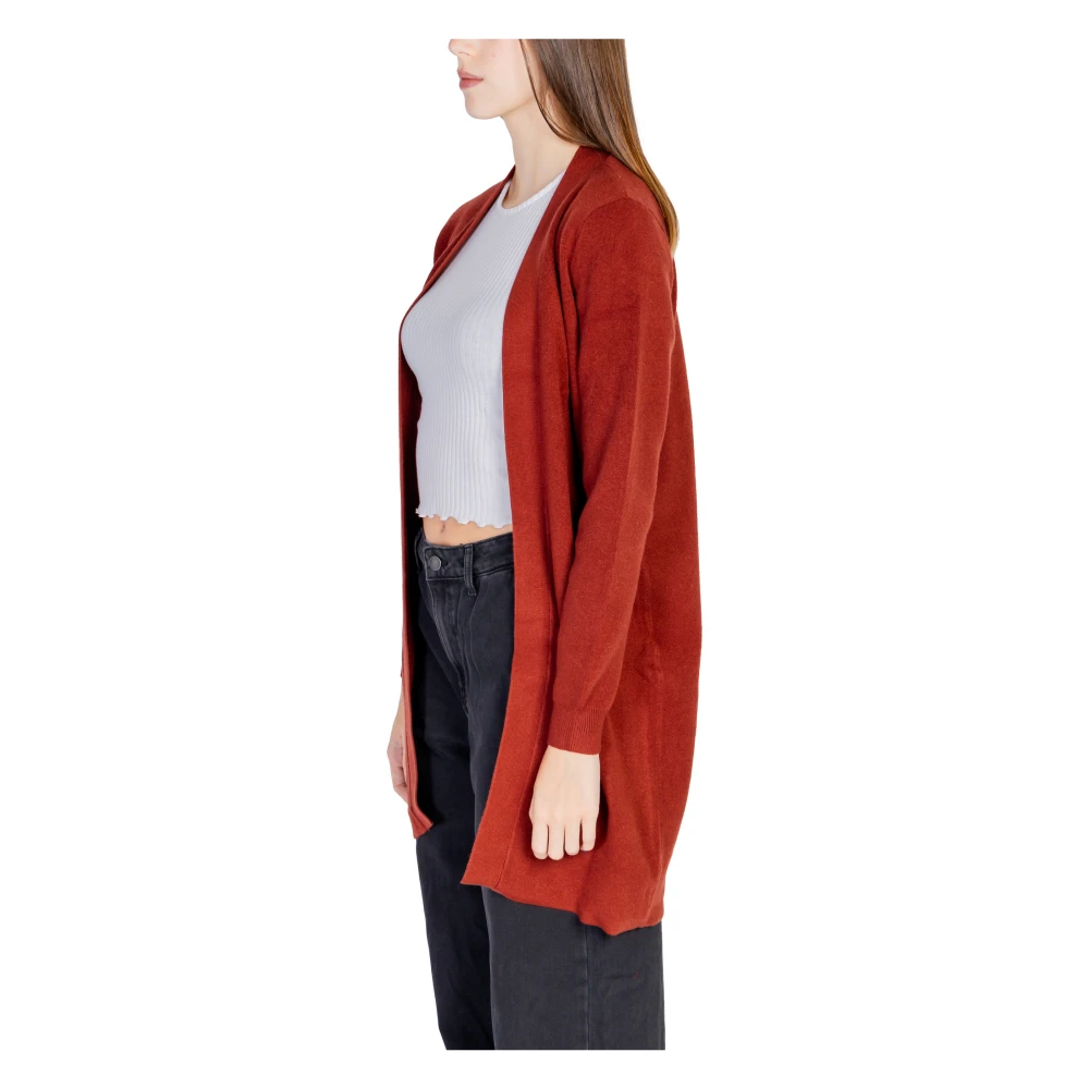 Vero Moda Bordeaux Gebreide Vest Herfst Winter Red Dames