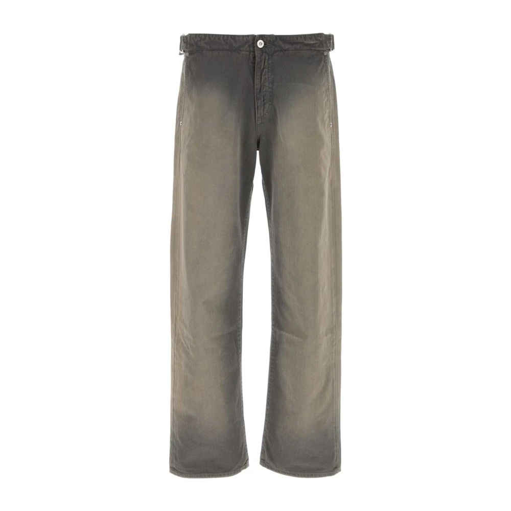 Our Legacy Donkergrijze Katoenen Casual Broek Gray Heren