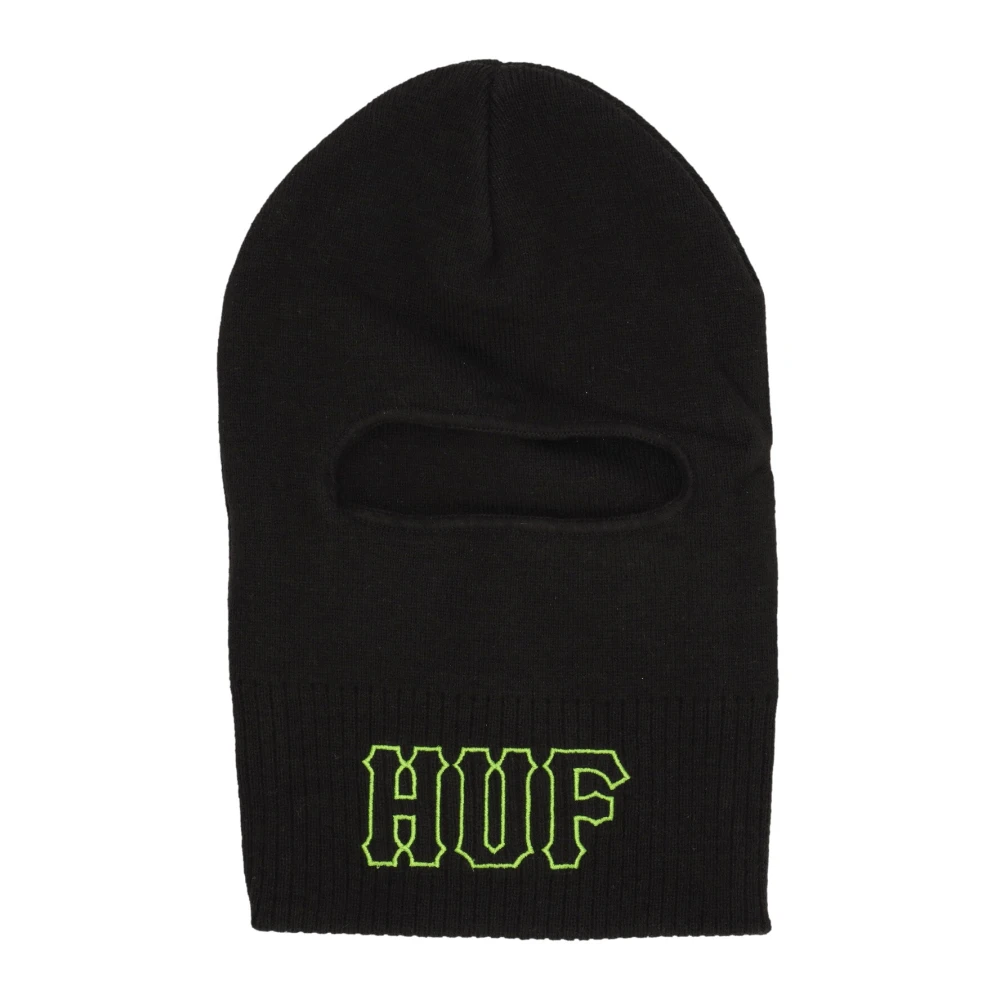 HUF Zwarte Balaclava Vogel Omkeerbaar Beanie Black Heren