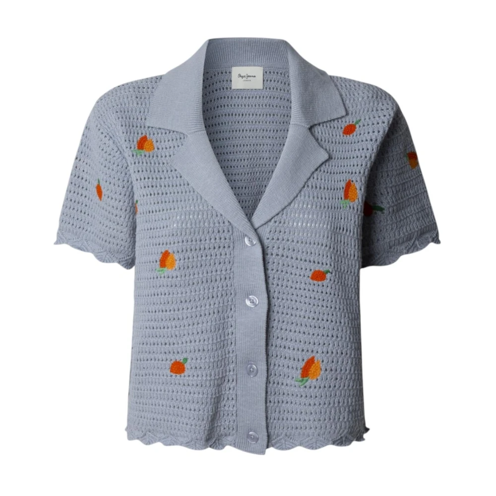 Pepe Jeans Women's Blue Dazed Modern Jersey