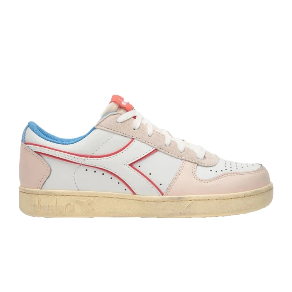 Diadora Women's Multicolor Sneakers, 3 Uk, Magic Basket Low Trainers