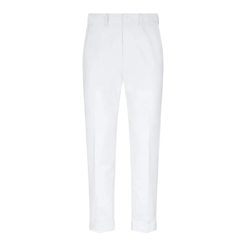Tom Ford Witte Chino Broek Stijlvol Logo White Heren