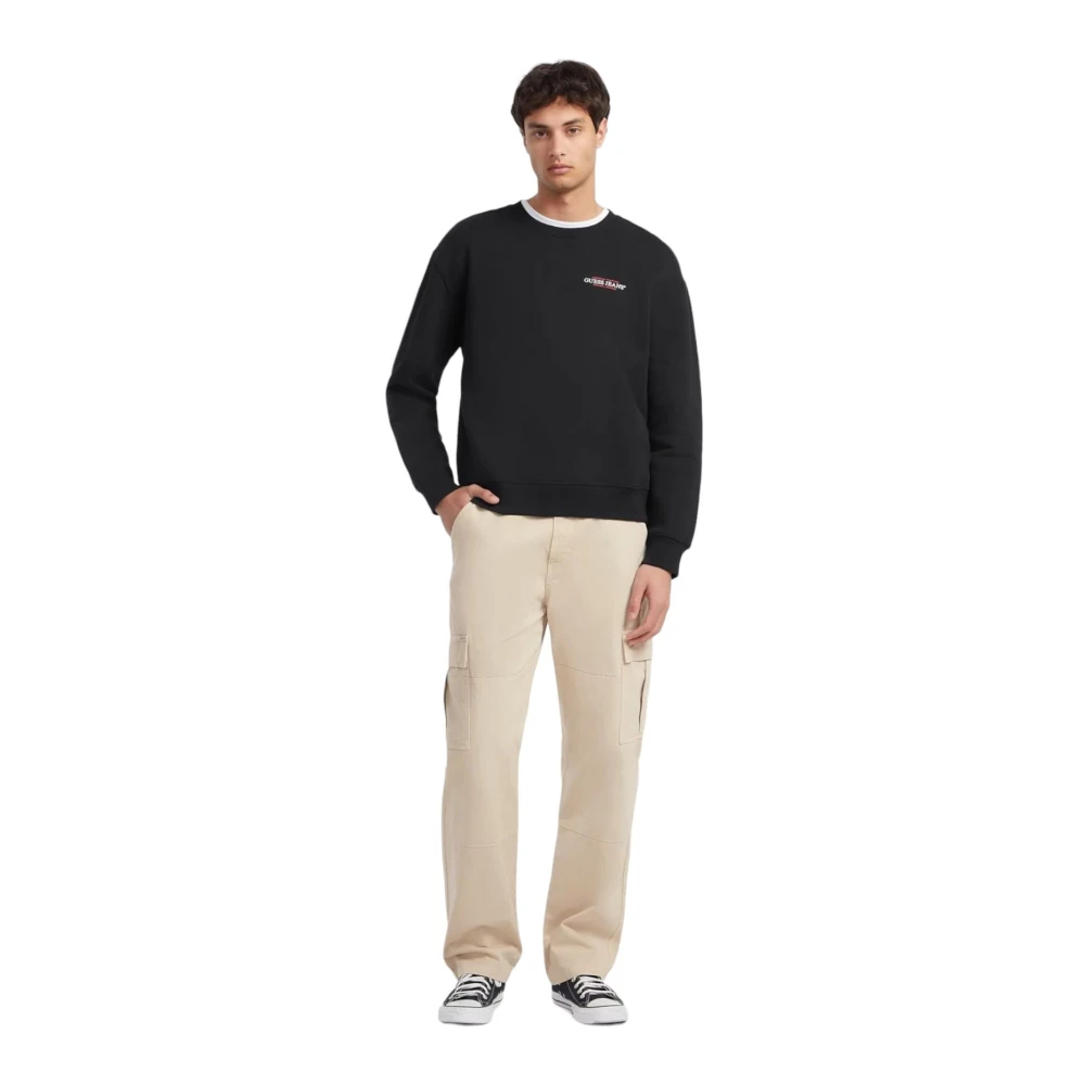 Guess Crewneck Sweatshirt Black Heren