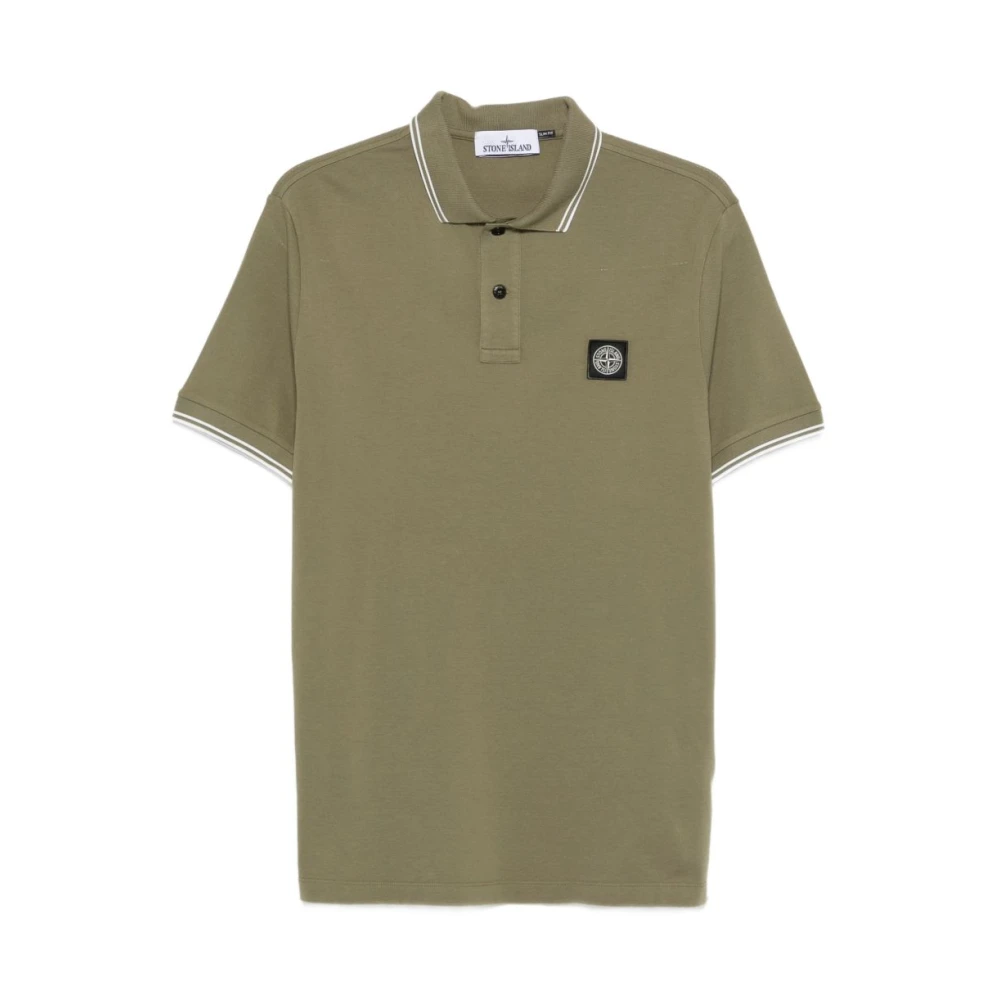 Stone Island Men's Green Polo Shirts, 2XL, T-Shirts And Polos