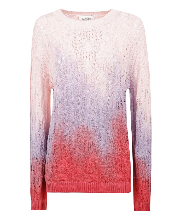 perforated-crew-neck-dress