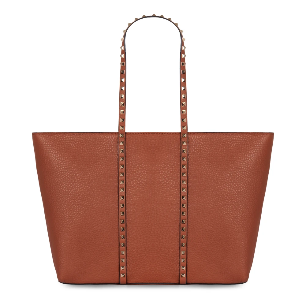 Valentino Garavani Women's Brown Rockstud Shopping Bag