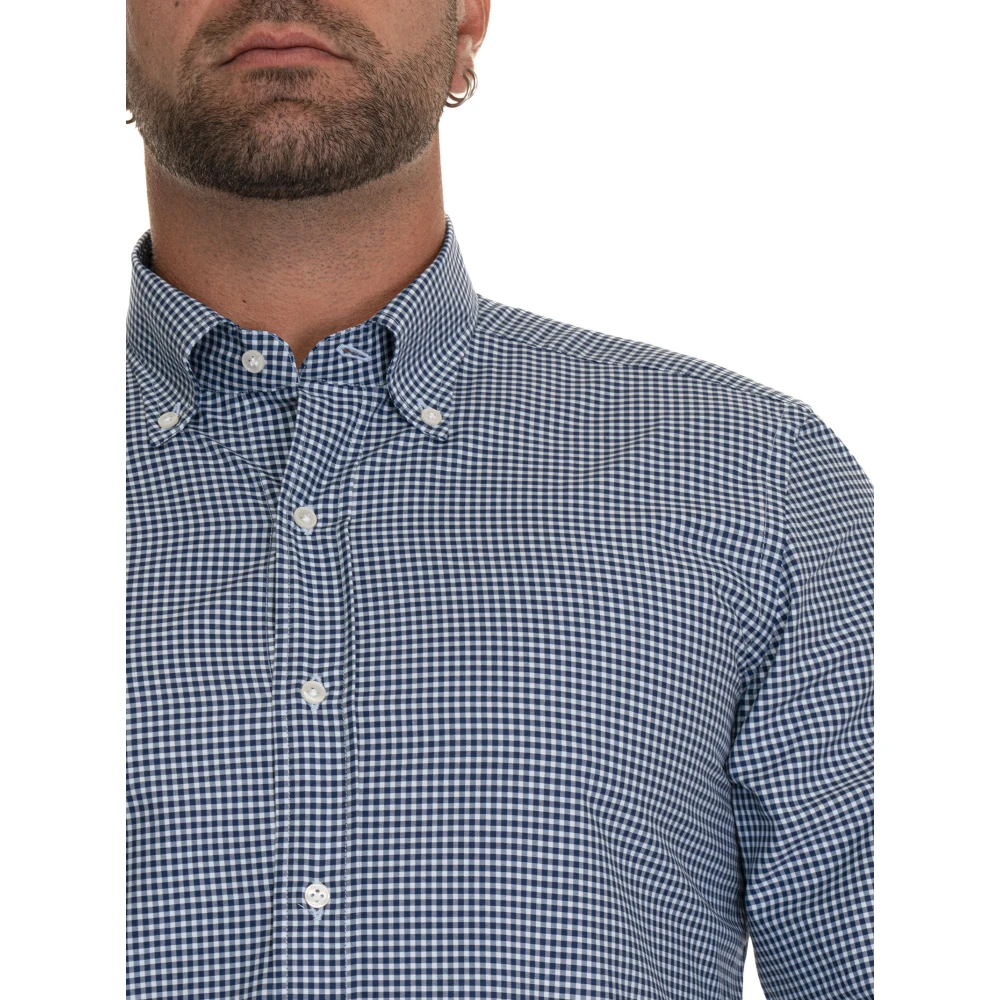 Fay Stijlvol Klassiek Shirt voor Mannen Blue Heren